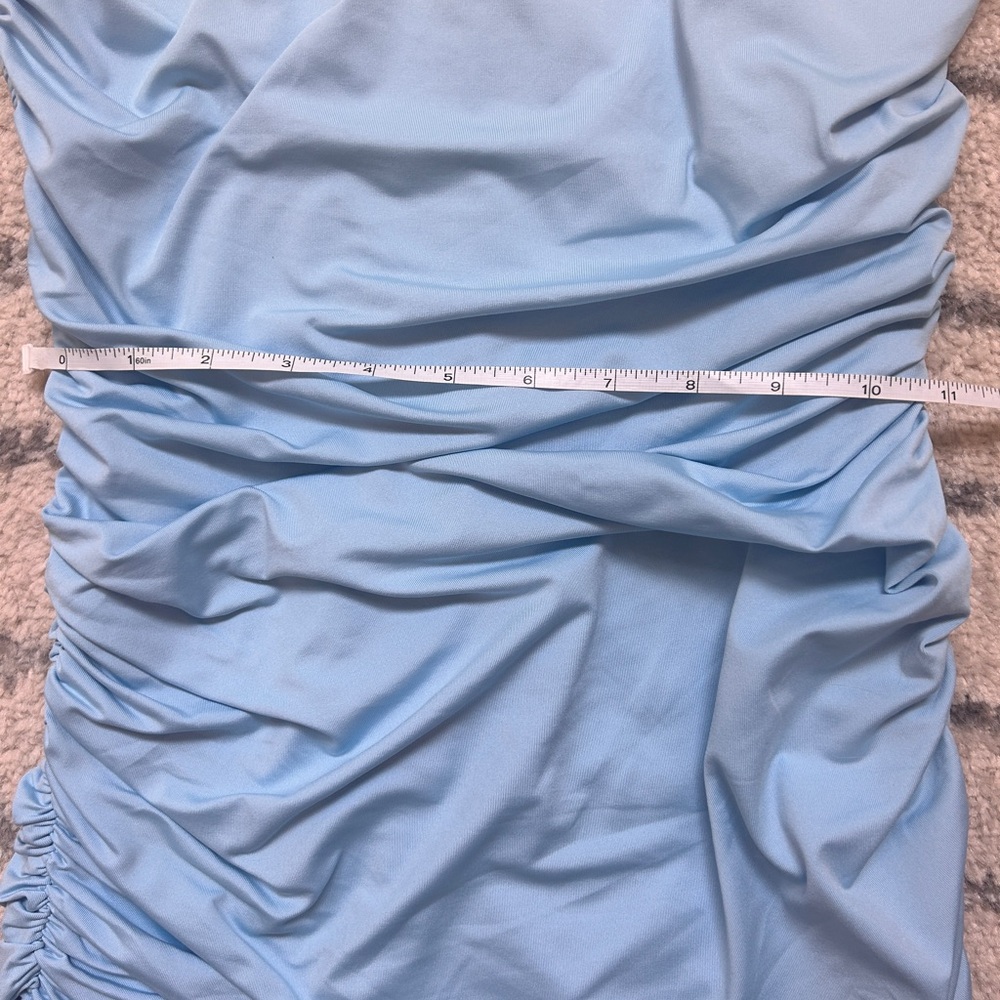Lucy in the Sky Corset Bodycon Dress in Blue - Picture 7 of 8